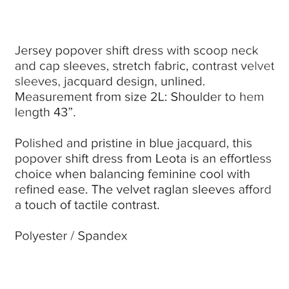 ⭐️Leota Stretch Jacquard-Jersey & Velvet Office Dinner Party Dark Blue Dress - Picture 12 of 12